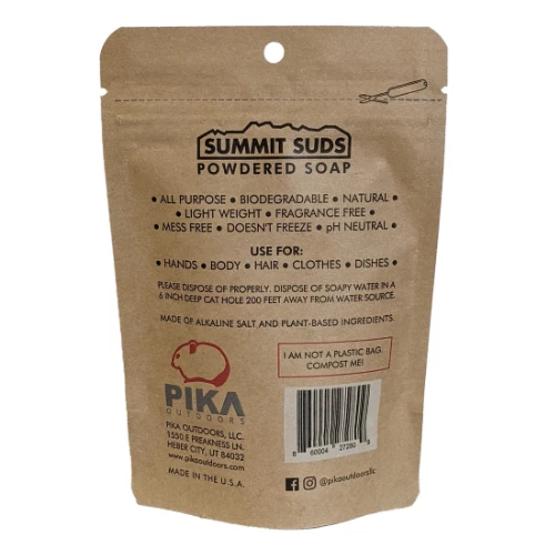 Summit Suds Powdered Soap By Pika Outdoors - Image 3