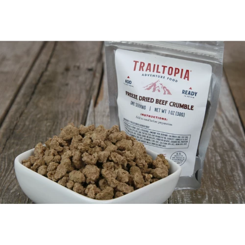 Freeze Dried Beef Crumble Side Pack By Trailtopia - Image 3