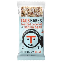 Toasted Coconut + Vanilla Bean Bars By Taos Bakes