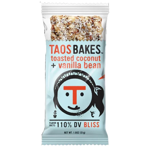 Toasted Coconut + Vanilla Bean Bars By Taos Bakes
