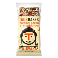 Caramel Pecan + Cranberries Bars By Taos Bakes