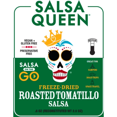 Freeze-Dried Roasted Tomatillo Salsa By Salsa Queen