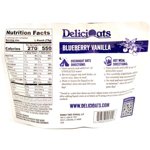 Blueberry Vanilla Overnight Oats By DeliciOats™ - Image 3