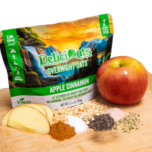 Apple Cinnamon Overnight Oats By DeliciOats™ - Image 2